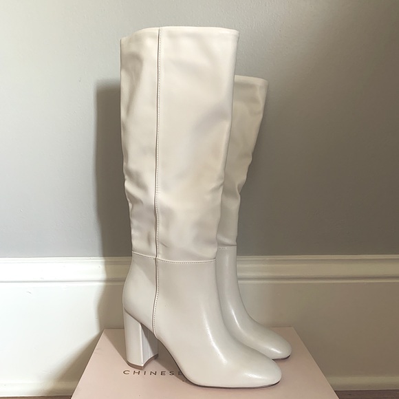 Chinese Laundry Shoes - Chinese Laundry Krafty Smooth boot in Ecru